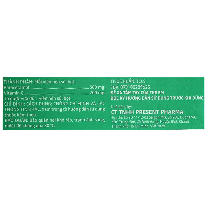 Famonova 500/200 điều trị đau đầu và hạ sốt (4 vỉ x 4 viên) - 8